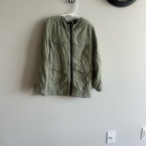 Abercrombie Kids Sage Green Hooded Jacket
